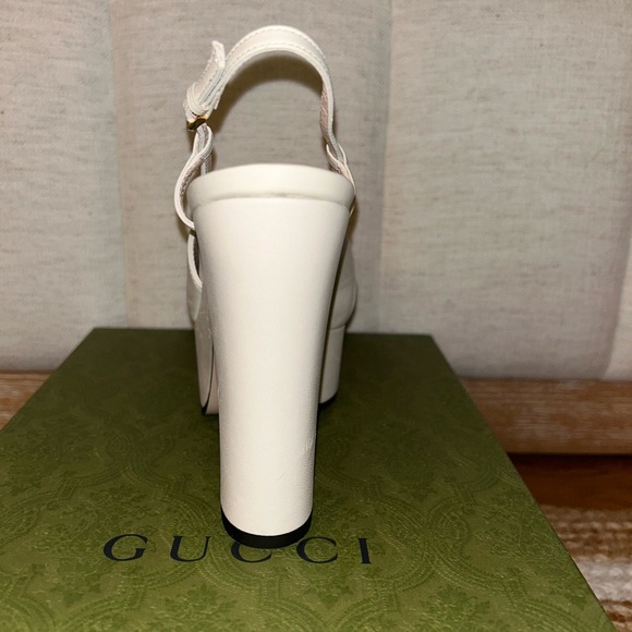 Authentic GUCCI Baby Leather Bit Slingback Pump - Picture 11 of 15